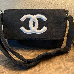 Chanel Precision Black Shoulder Bag GWP